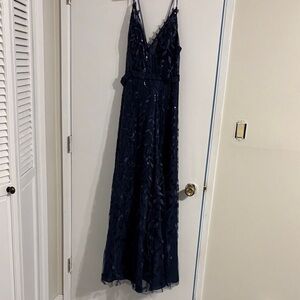 JJs House Deep Blue Prom Dress